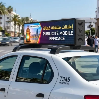 Ecran LED Taxi Maroc
