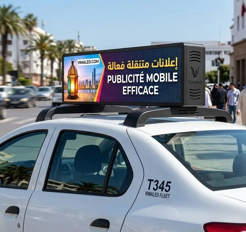 Ecran LED Taxi Maroc