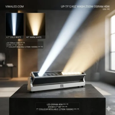 Projecteur de Scène Maroc – UP-TF1240Z Wash Zoom