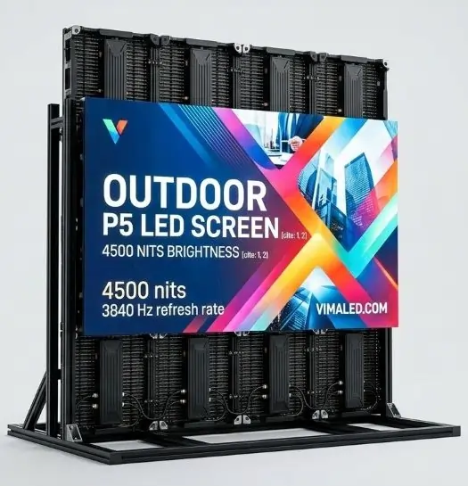 Ecran led P5 publicitaire maroc